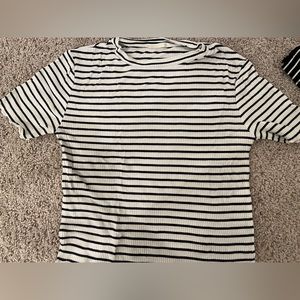 Stripe cropped top